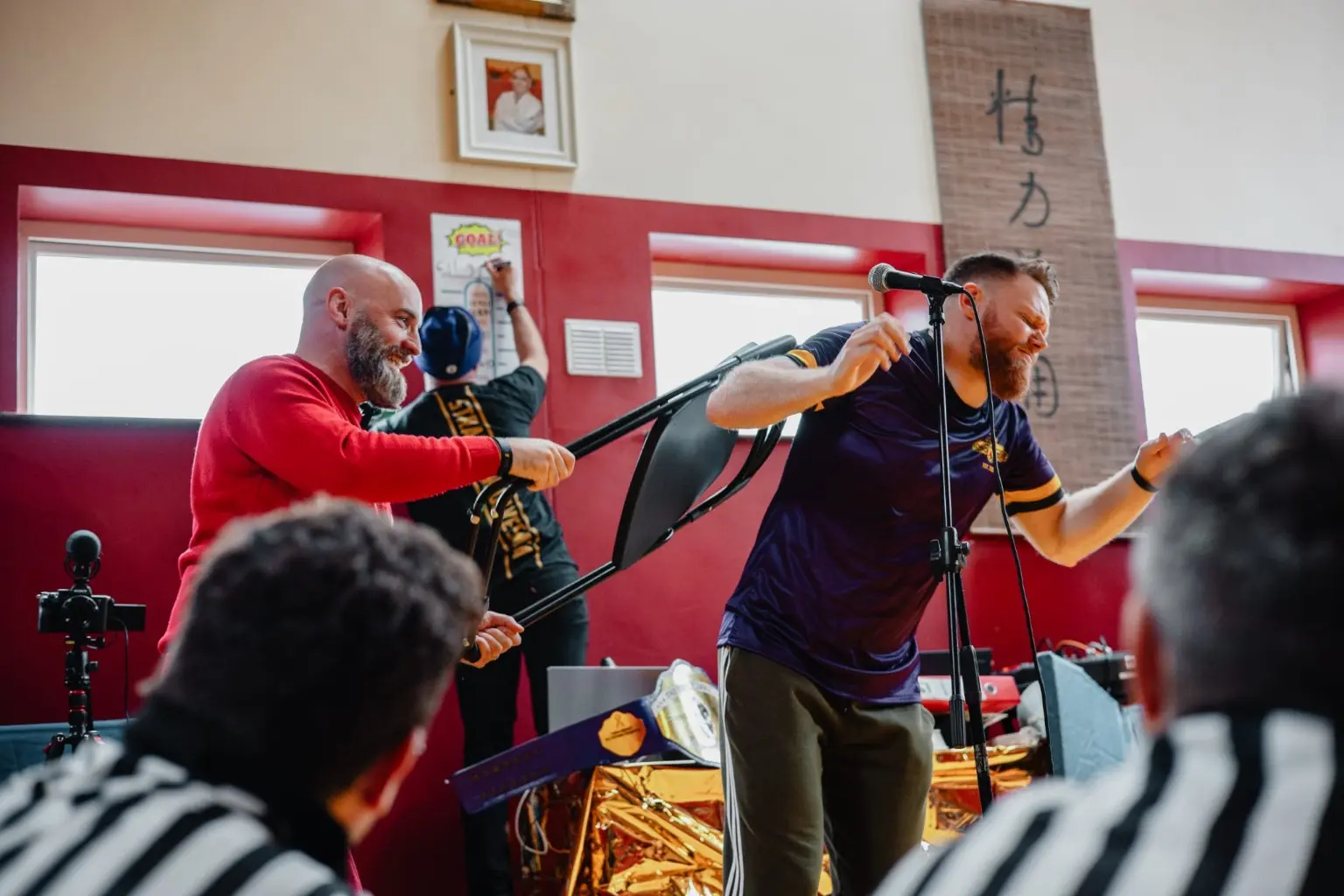 Strange Wolves at a live martial arts event